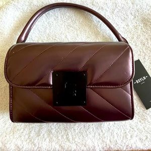 ROYLN LUXE Crossbody Bag Plum Comes with 3 Straps NWT